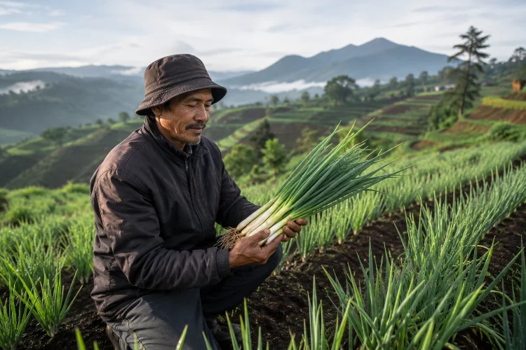 Bawang Daun Batulayang dan Potensi Agribisnisnya di Cisarua